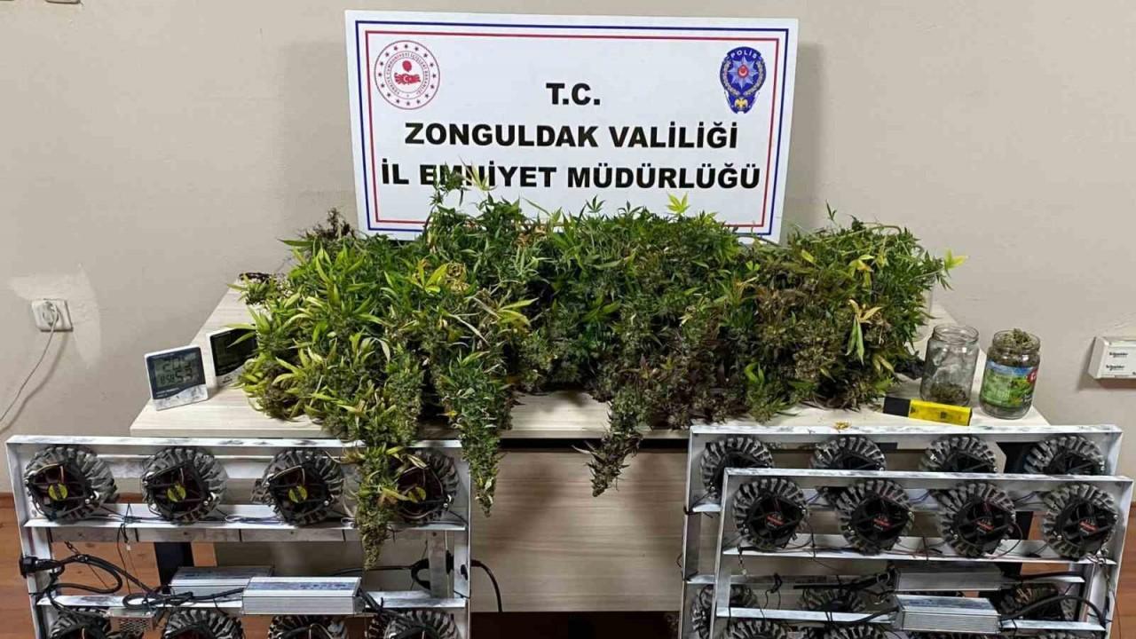 Zonguldak’ta uyuşturucu operasyonu: 2 gözaltı