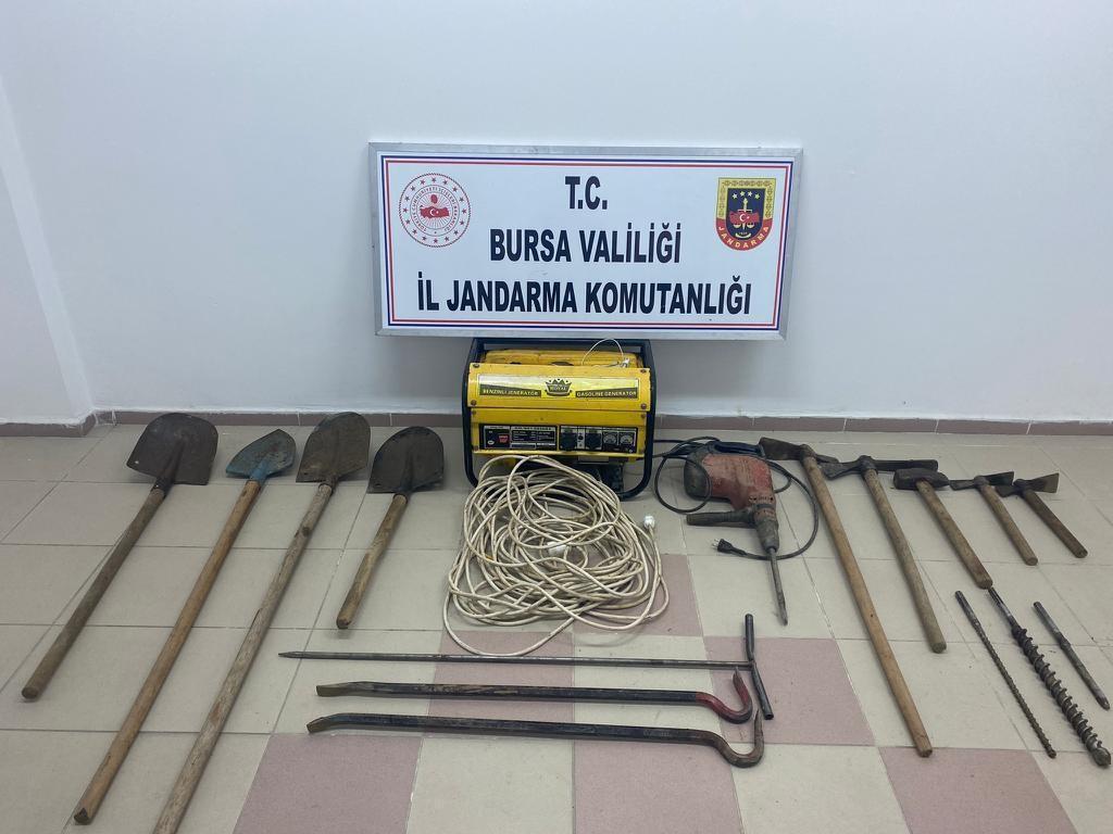 Bursa’da definecilere jandarmadan suçüstü