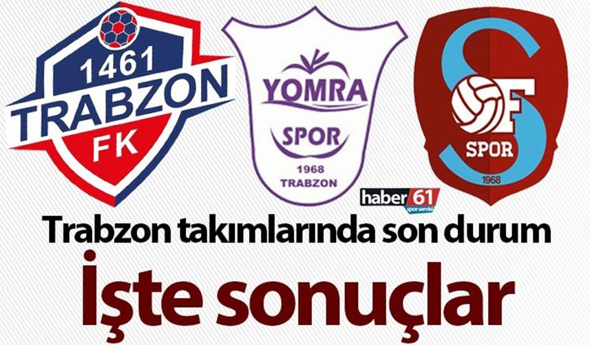 Trabzon takımlarında son durum! 1461 Trabzon, Yomraspor, Ofspor. 29 Ocak 2023