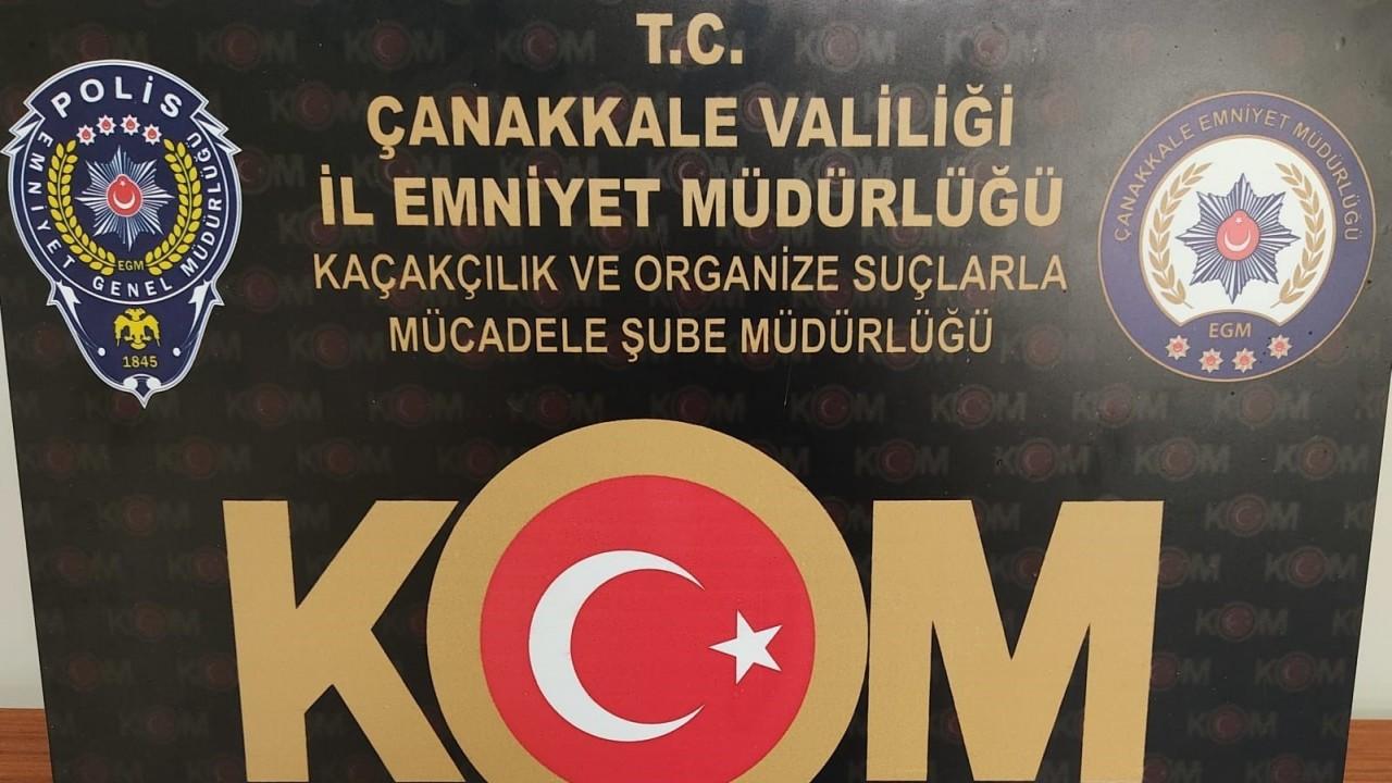 Çanakkale’de tarihi eser operasyonu