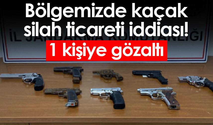 Samsun'da kaçak silah ticareti iddiası! 1 kişiye gözaltı