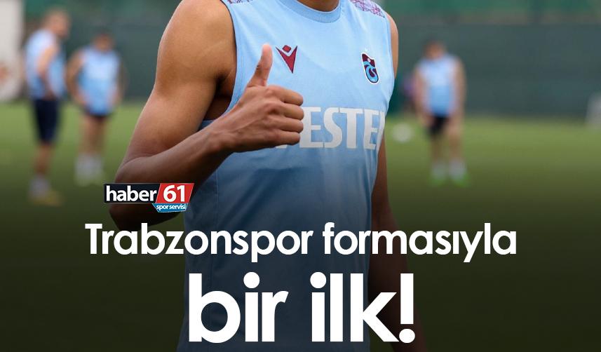 Trabzonspor formasıyla bir ilk!