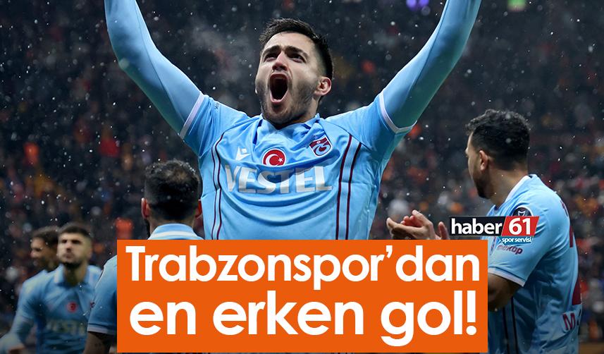 Trabzonspor’dan en erken gol!