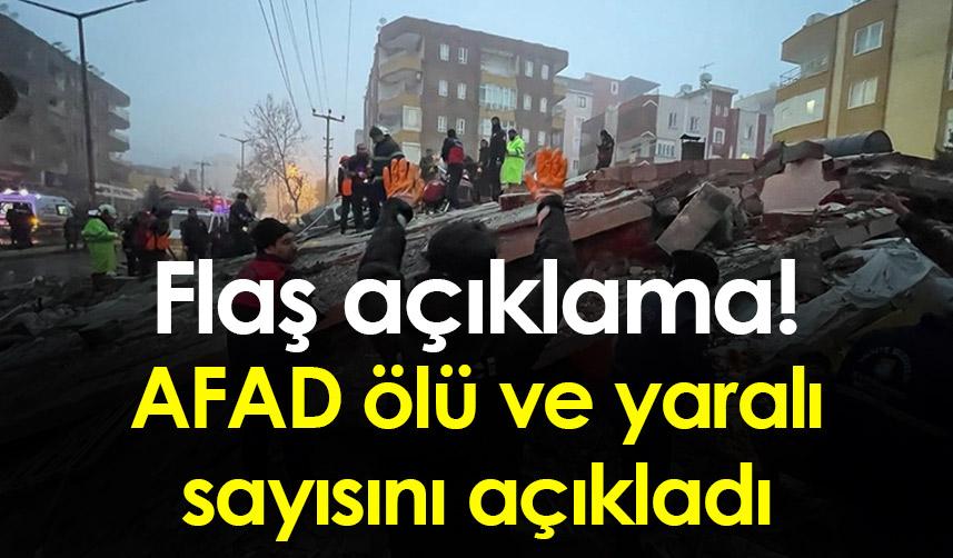 Flaş açıklama! İşte depremde hayatını kaybedenlerin sayısı