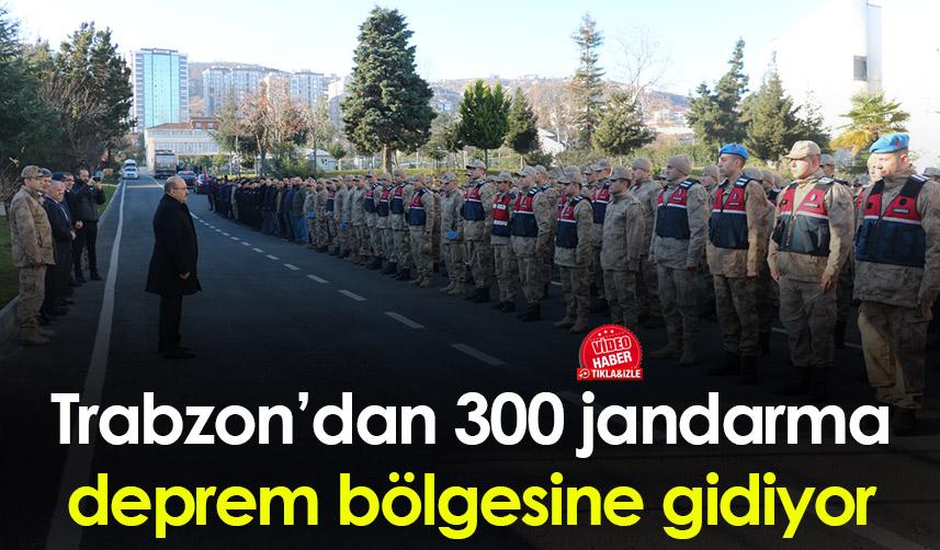 Trabzon’dan 300 kişilik Askeri ekip deprem bölgesine gitti