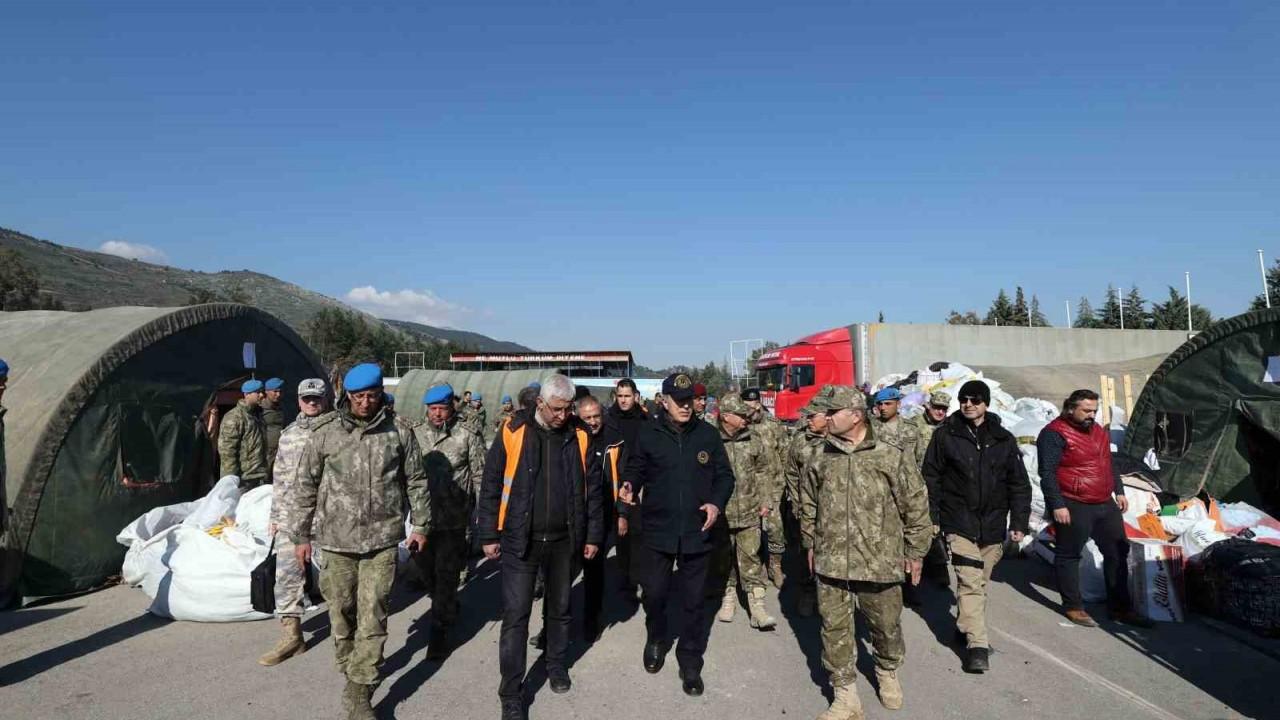 Mehmetçik Hatay’a lojistik destek üssü kurdu