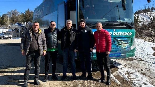 Çaykur Rizespor Kulübü, 90 depremzedeyi Rize'ye getirdi