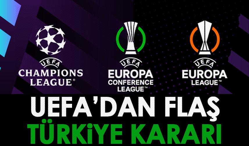 UEFA’dan yeni Türkiye kararı! Trabzonspor maçı dahil tüm maçlarda…