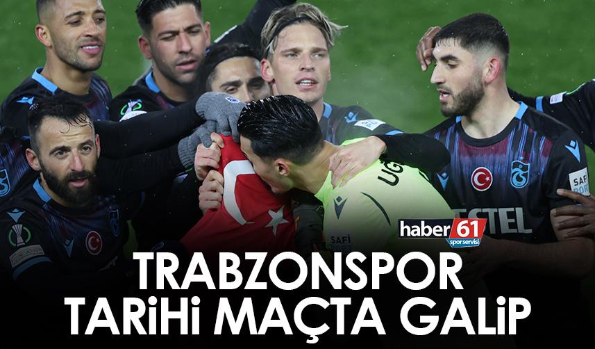 Trabzonspor tarihi maçta galip