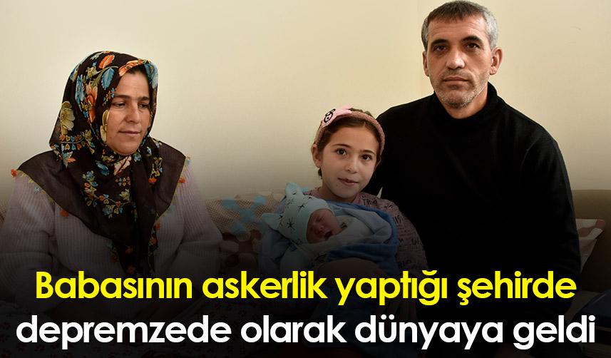 Gümüşhane'de babasının askerlik yaptığı şehirde depremzede olarak dünyaya geldi