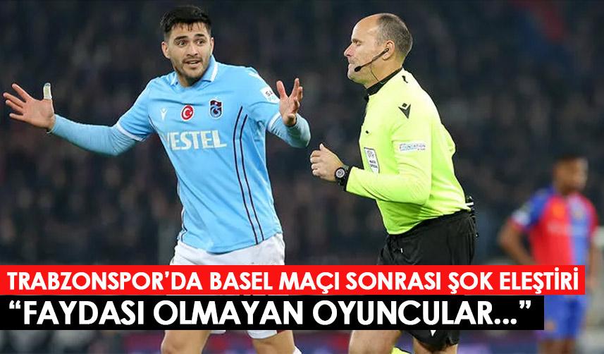 Trabzonspor'un Basel maçı sonrasında Ali Sürmen’den şok eleştiri: Yazık!