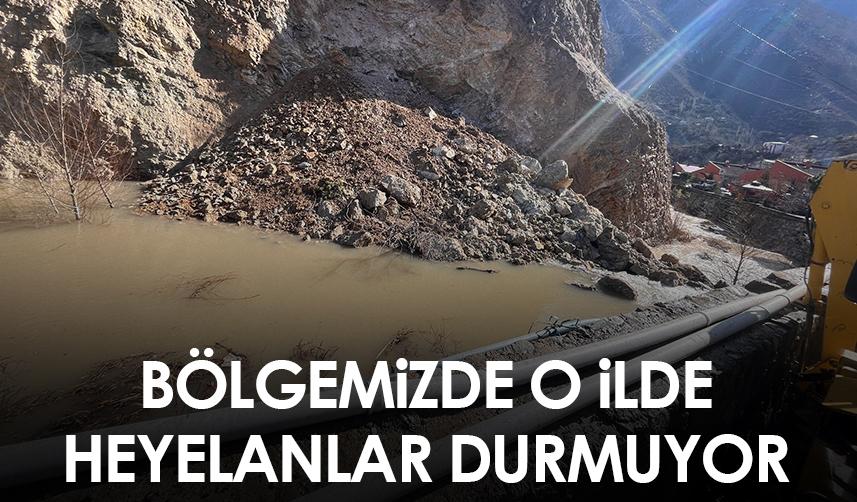 Artvin'de heyelanlar durmak bilmiyor