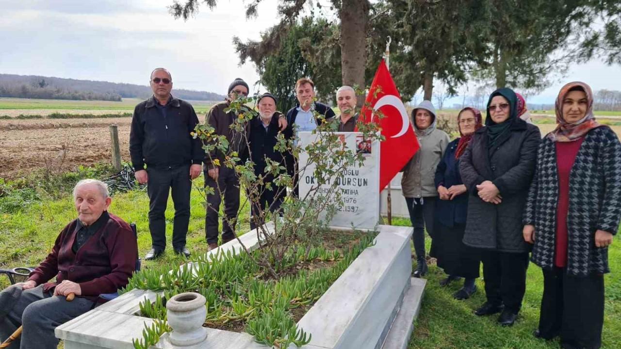 Şehit jandarma er kabri başında dualarla anıldı