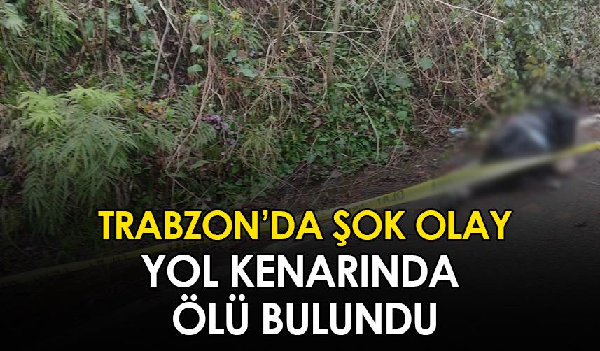 Trabzon'da yol kenarında ölü bulundu