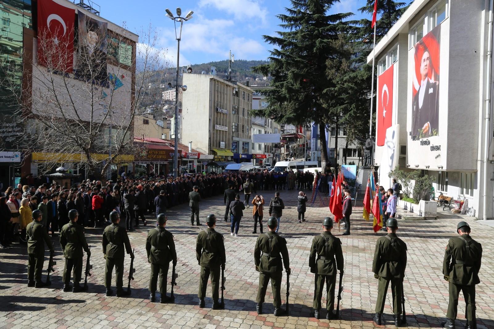 Artvin'in düşman işgalinden kurtuluşunun 102'nci yıl dönümü kutlandı