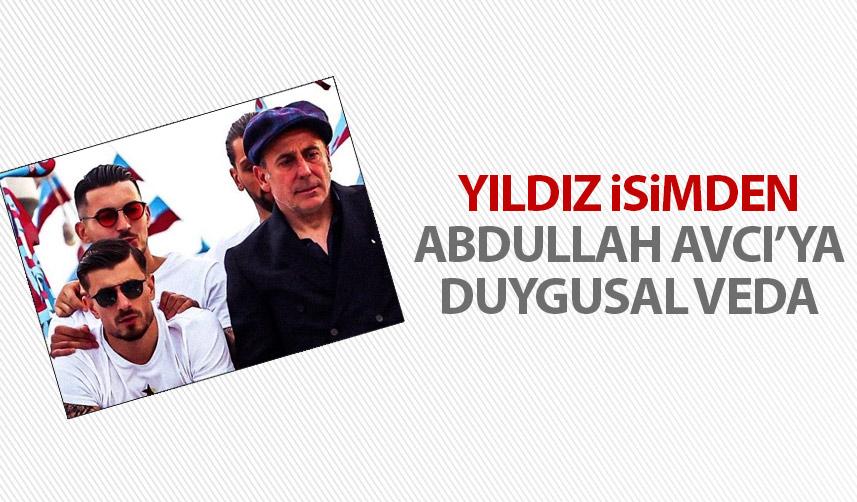 Trabzonspor'da Dorukhan Toköz'den Abdullah Avcı'ya duygusal veda