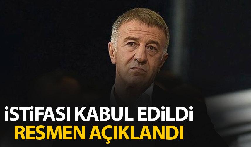 Trabzonspor'da Başkan Ağaoğlu'nun istifası kabul edildi! Resmen açıklandı