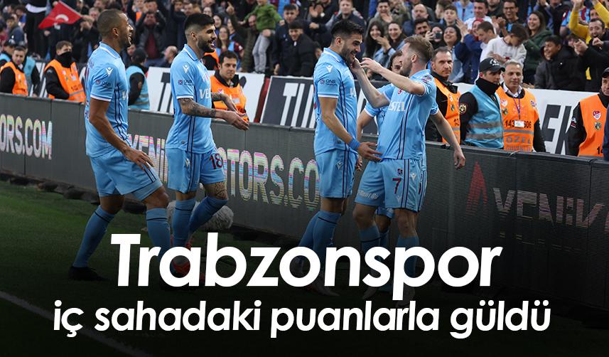 Trabzonspor iç sahadaki puanlarla güldü