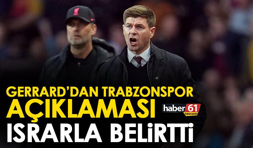 Steven Gerrad’dan Trabzonspor ile görüştü mü? İskoç basınından flaş iddia