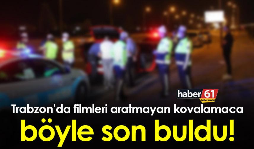 Trabzon’da filmleri aratmayan kovalamaca Sürmene’de son buldu!