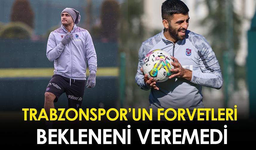 Trabzonspor’un forvetleri bekleneni veremedi