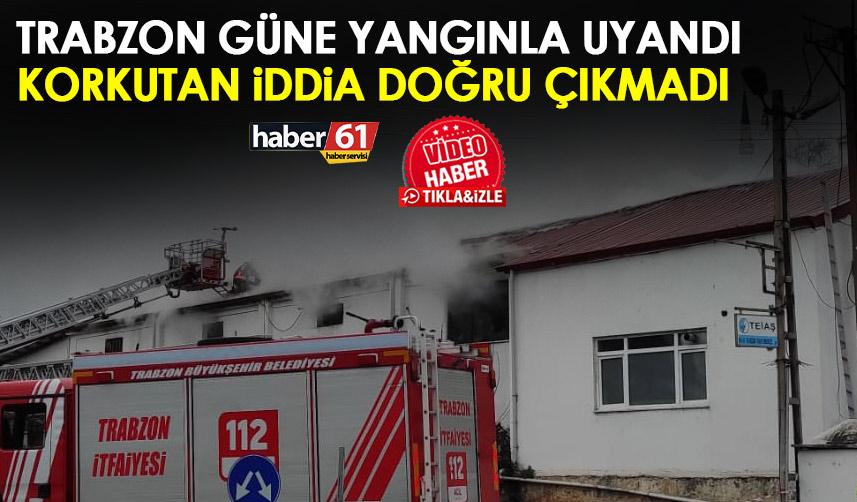 Trabzon güne yangınla uyandı! Korkutan iddianın doğru çıkmaması sevindirdi