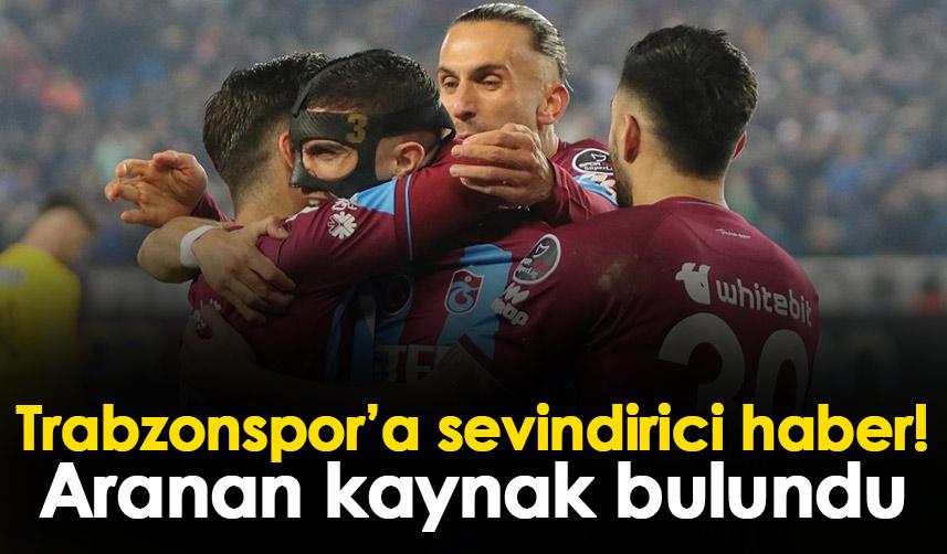 Trabzonspor’a sevindirici haber! Aranan kaynak bulundu