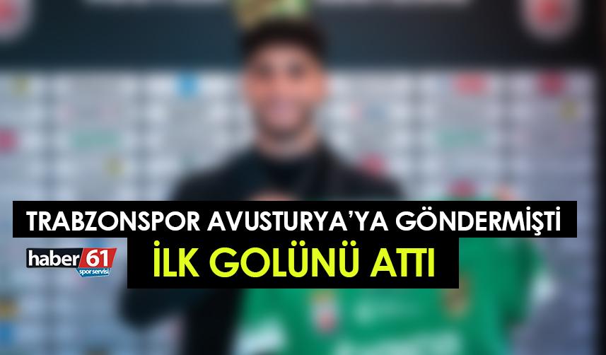 Trabzonspor, Avusturya ekibine kiralamıştı! İlk golünü attı