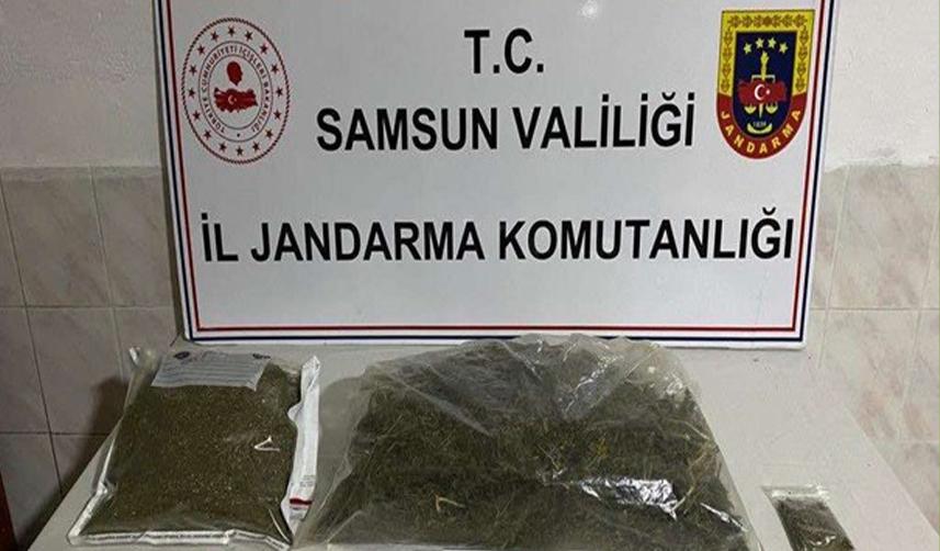 Samsun’da esrar operasyonu! 2 kişi gözaltına alındı