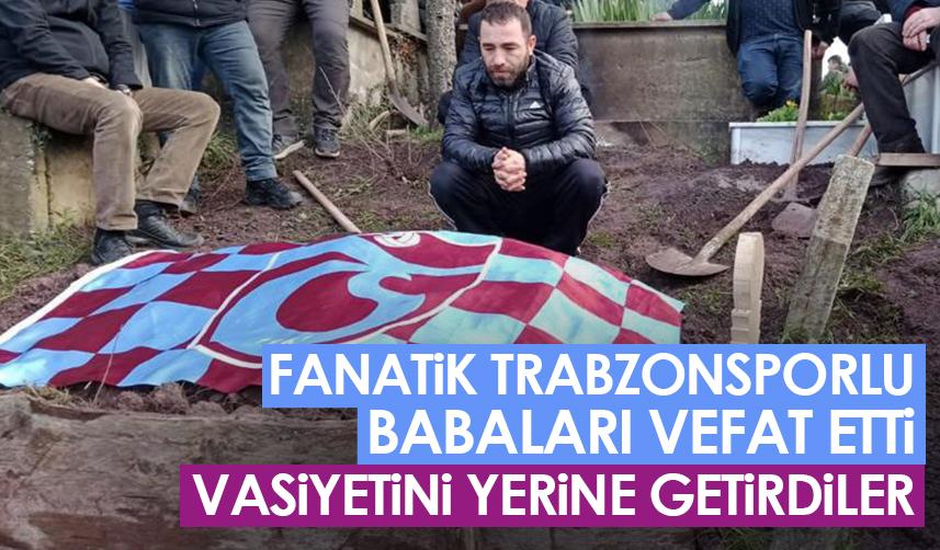 Artvin'de iki kardeş vefat eden fanatik Trabzonsporlu babalarının vasiyetini yerine getirdi