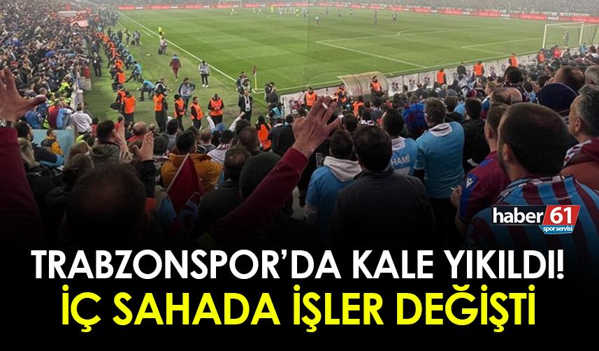 Trabzonspor'da kale yıkıldı! İç sahada işler değişti