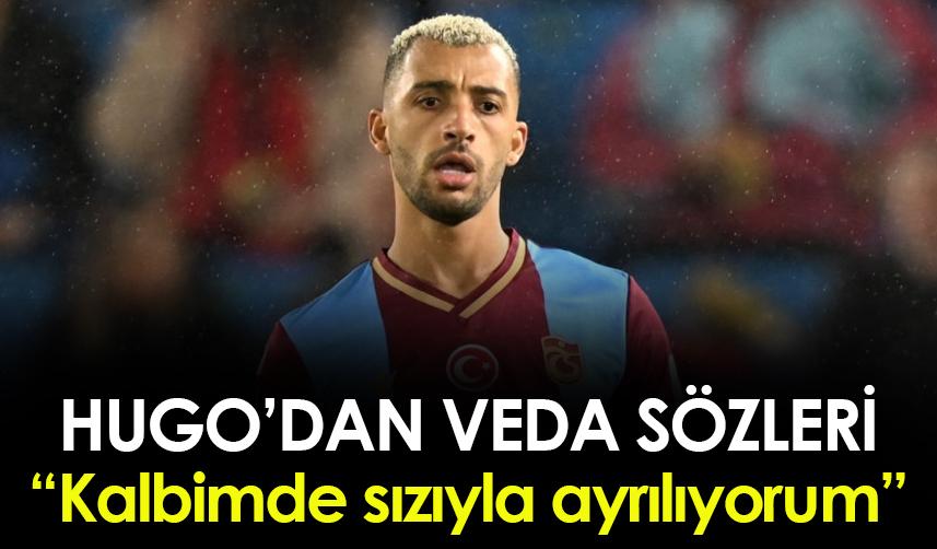 Trabzonspor'da Vitor Hugo'dan veda mesajı!