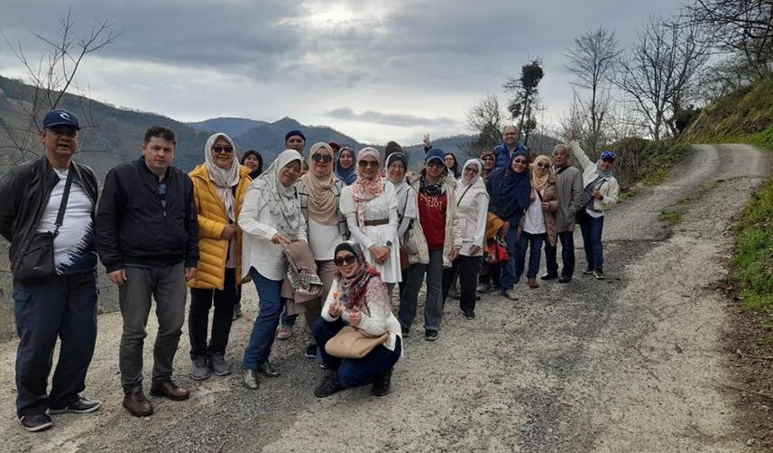 Giresun'da turistler Kuş diline hayran kaldı