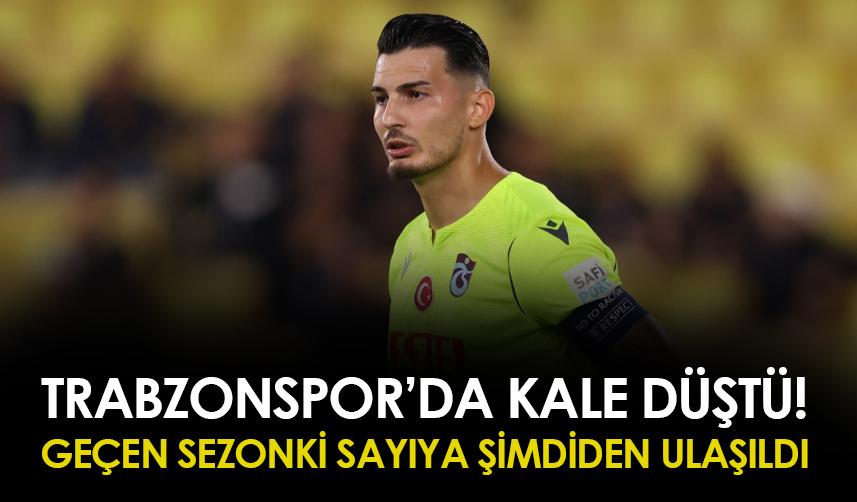 Trabzonspor'da kale düştü! Geçen sezonki sayıya şimdiden ulaşıldı