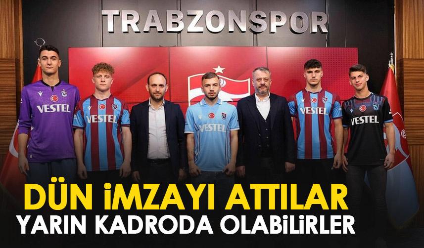 Trabzonspor'un yeni isimleri kadroya girebilir! Büyük şans!