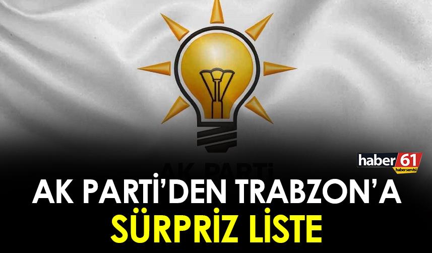 Trabzon AK Parti milletvekili adayları belli oldu (2023)