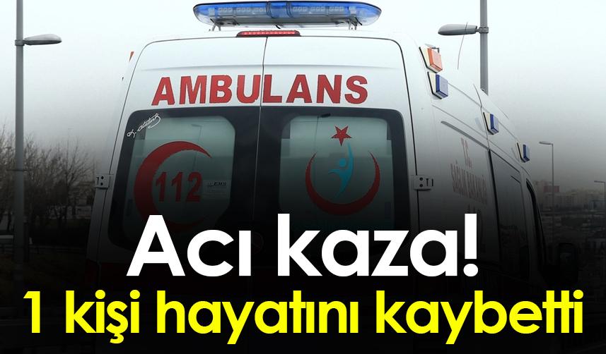 Samsun'da acı kaza! 1 ölü