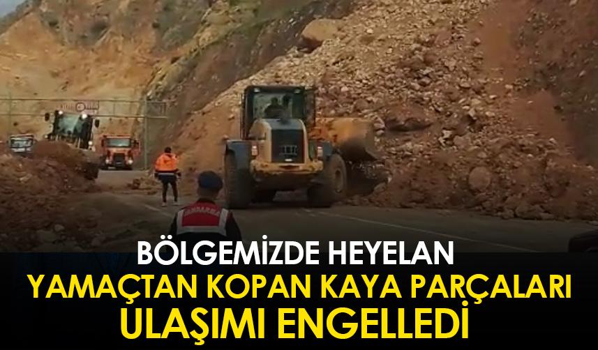 Artvin'de heyelan! Artvin-Ardanuç karayolu trafiğe açıldı