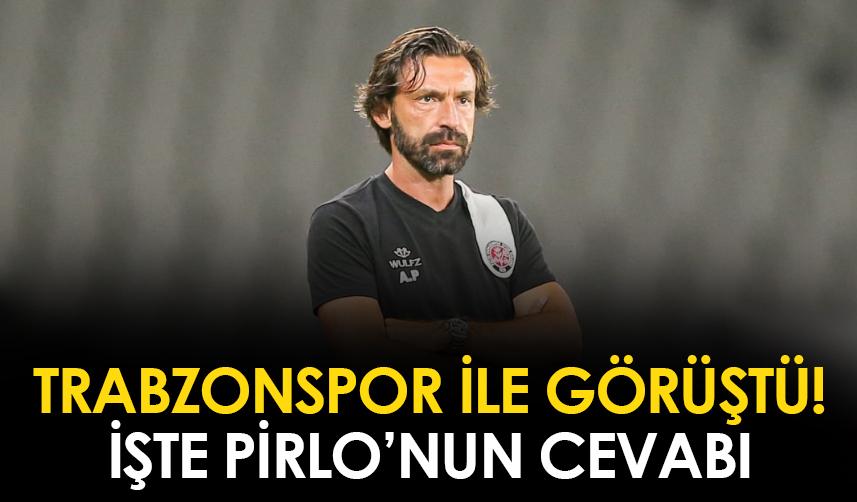 Trabzonspor ile görüştü! İşte Pirlo'nun cevabı