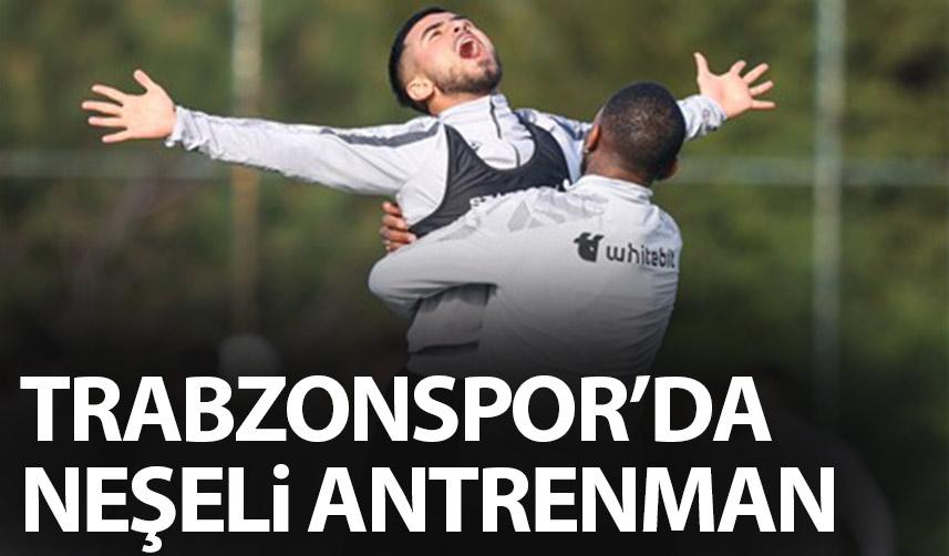 Trabzonspor'da neşeli antrenman! Beşiktaş hazırlıkları sürüyor