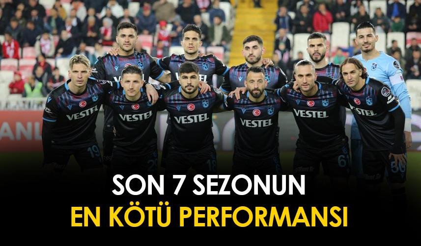 Trabzonspor'da son 7 sezonun en kötü dış saha performansı