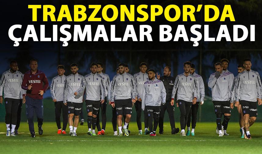 Trabzonspor'da Konyaspor maçı hazırlıklarımız başladı