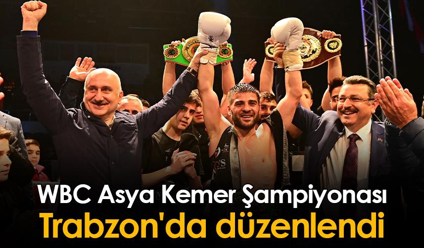 WBC Asya Kemer Şampiyonası Trabzon'da düzenlendi