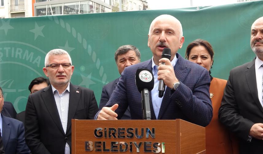 Bakan Adil Karaismailoğlu Giresun'da müjdeledi! "Sahile..."