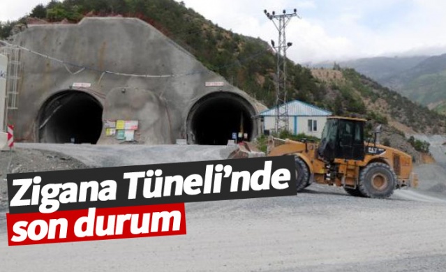 Zigana Tüneli'nde son durum..04-03-2019 Foto Haber