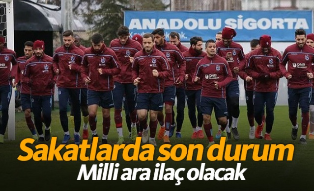 Trabzonspor'un sakatlarında son durum