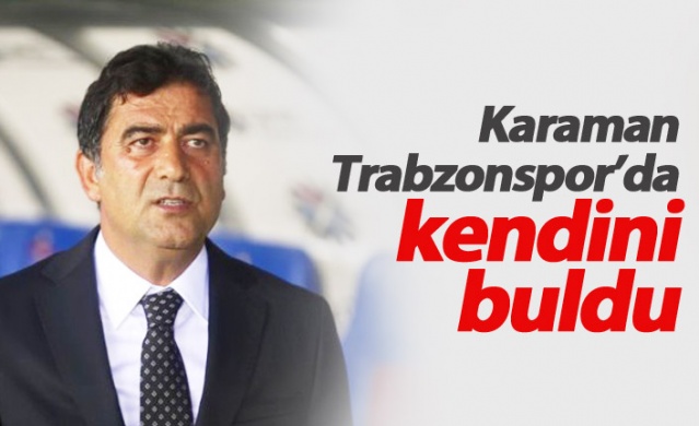 Karaman Trabzonspor'da kendini buldu