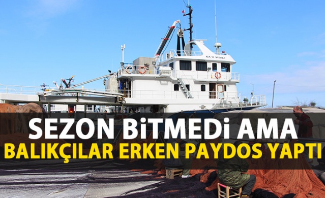 Balıkçılar erken paydos yaptı!