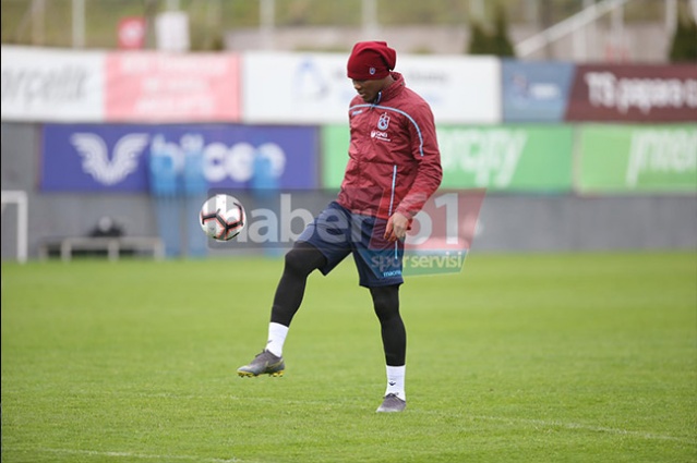 Trabzonspor'da Antalyaspor maçı hazırlıkları devam ediyor.2 Nisan 2019