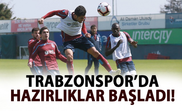 Trabzonspor, Bursaspor maçı hazırlıklarına başladı